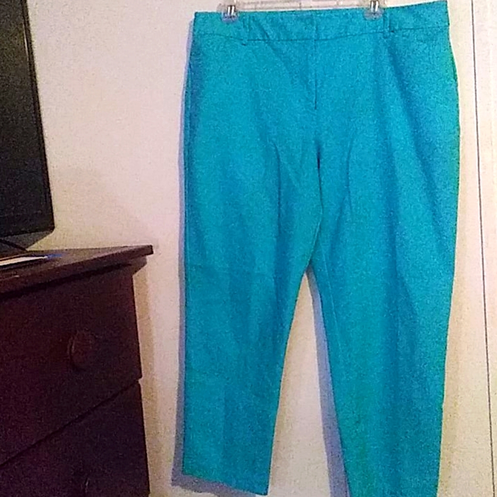 Liz Claiborne Career Turquoise Dress Pants 16
